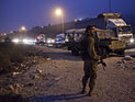 Палестинское такси протаранило армейский автомобиль и скрылось с места происшествия