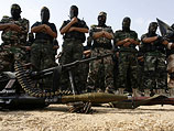 "Исламский джихад" в Газе отметил годовщину смерти Шкаки смотром боевых сил. Рафах, 2 октября 2012 года