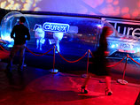 Стенд компании Durex на первом и последнем "Секстивале" в Тель-Авиве. 2008-й год