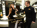 Lady GaGa на презентации духов "Lady GaGa. Fame". Лондон, 7 октября 2012 года