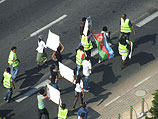 Демонстрация выходцев из Эритреи. Тель-Авив, 18 октября 2012 года