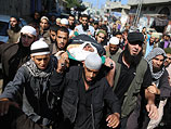 Похороны Хишама Сайдани. Эль-Бурейдж (сектор Газы), 14 октября 2012 года