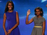 Дочери президента США Барака Обамы &#8211; 14-летняя Малия и 11-летняя Саша