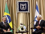 Министр иностранных дел Бразилии Антонио Патриота, прибывший с визитом в Израиль, 14 октября встретился с президентом еврейского государства Шимоном Пересом