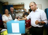 После подсчета более трети голосов избирателей на выборах председателя партии "Байт Йегуди" Нафтали Беннет лидирует со значительным отрывом