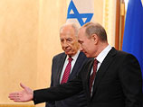 Шимон Перес и Владимир Путин. Москва, 8 ноября 2012 года