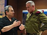 Министр обороны Израиля Эхуд Барак и начальник генштаба ЦАХАЛа Бени Ганц