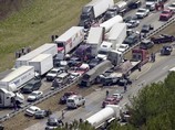 В США на высокой скорости столкнулись 150 автомобилей: двое погибших, 120 раненых (иллюстрация)