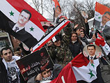 Акция сторонников Башара Асада в Германии