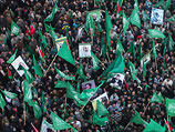 Манифестация активистов ХАМАС в Рамалле. 14 декабря 2012 года