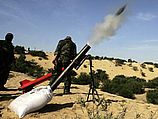 Запуск самодельной ракеты из сектора Газы