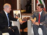 Биньямин Нетаниягу и король Абдалла на встрече в 2010 году