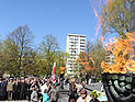 На территории Варшавского гетто установлена статуя "Молящийся Гитлер"