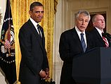 Президен США Барак Обама и Чак Хейгел