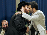 Моше Арье Фридман и Махмуд Ахмадинеджад. Тегеран, декабрь 2006 года