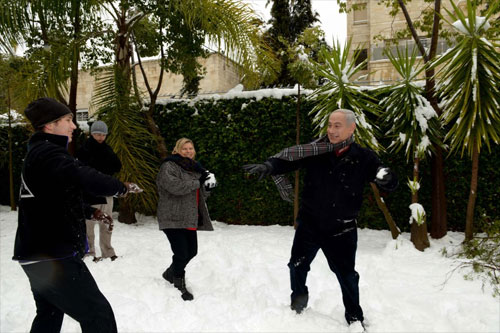 Семья Нетаниягу. Иерусалим, 10 января 2013 года