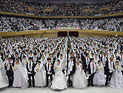 Церковь Объединения уcтроила массовую свадьбу: 3.500 пар
