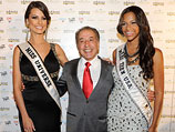 Фарук Шами с "Мисс Вселенная 2009" Стефанией Фернандес и "Miss Teen USA 2010" Кэми Кроуфорд