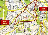 Район Иерусалима, который будет закрыт для движения транспорта во время визита Барака Обамы