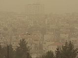 Пылевая буря в Израиле: во всей стране высокое загрязнение воздуха