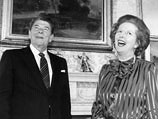 Маргарет Тэтчер и Рональд Рейган. 1984 год