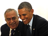Салам Файяд и Барак Обама. Рамалла, 21 марта 2013 года