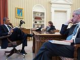 Барак Обама получает информацию о теракте в Бостоне. Белый дом, 15 апреля 2013 года