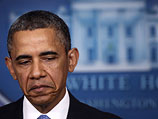 Барак Обама во время пресс-конференции в Белом доме. 30 апреля 2013 года
