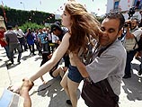 Три активистки FEMEN устроили топлесс-акцию в Тунисе и были арестованы