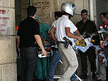 Эвакуация раненых в теракте возле поселения Бейт-Хагай, 14 июня 2010 года 