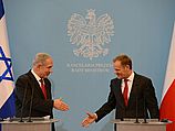 Премьер-министр Израиля Биньямин Нетаниягу и премьер-министр Польши Дональд Туск