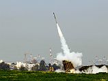 Запуск противоракеты батареей израильской системы ПРО "Железный купол"