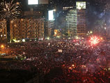 Площадь Тахрир в Каире. Вечер 3 июля 2013 года 