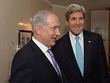 Госсекретарь США Джон Керри с премьер-министром Израиля Биньямином Нетаниягу