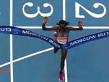 Первое золото чемпионата мира в Москве завоевала спортсменка из Кении