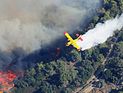 Лесной пожар в районе Бейт-Шемеша: для тушения задействованы самолеты