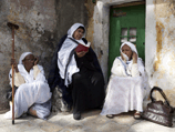 Монахини Эфиопского монастыря в Иерусалиме