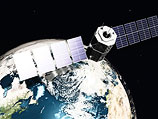 Спутник на околоземной орбите (иллюстрация)