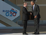 Владимир Путин и Барак Обама на саммите G20. Санкт-Петербург, 5 сентября 2013 года