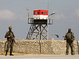 Пограничники ХАМАС на границе с Египтом