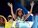 Мишель Обама с дочерьми побывала на бродвейском спектакле 