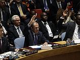 Глава МИД РФ Сергей Лавров  на голосовании в СБ ООН по сирийскому химоружию. 27.09.2013