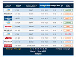 Таблица прибытия авиарейсов в Бен-Гурион вечером 10.10.2013