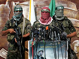 Представители "Бригад Изаддина аль-Касама" (боевое крыло ХАМАС)