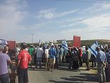 Демонстрация на месте теракта в Гуш-Эцион. 08.11.2013