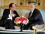 Франсуа Олланд и Биньямин Нетаниягу. Париж, 1 ноября 2012 года