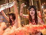 Акция FEMEN. 28 ноября 2013 года