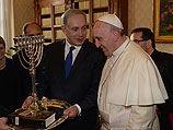 Премьер-министр Биньямин Нетаниягу встретился в Ватикане с Папой Римским Франциском
