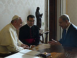 Премьер-министр Биньямин Нетаниягу встретился в Ватикане с Папой Римским Франциском