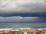 Торнадо над Средиземным море. Район Ришон ле-Циона, 13 декабря 2013 года